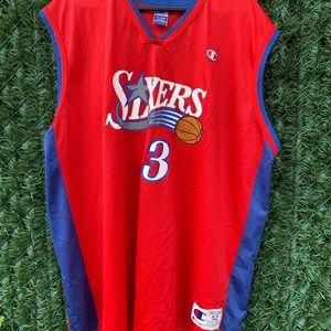 Vintage 76ers Allen Iverson Jersey